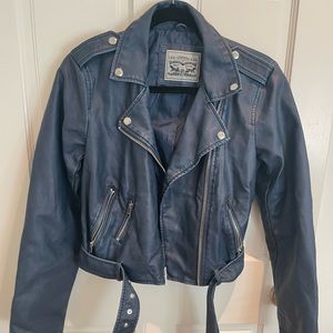 Navy Levi’s Moto Jacket
